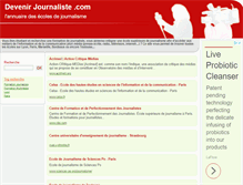 Tablet Screenshot of devenirjournaliste.com